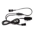 JPL BL-011+P QD to QD Training Split Cable with Quick Disconnect Black 575-099-010