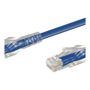 LinkQnet 10m Rj45 Cat6 Anti-Snag Moulded PVC Network Flylead – Blue 6009710041277