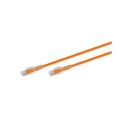 LinkQnet 2M CAT6 Moulded Flylead - Orange