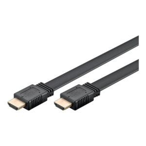 Goobay High Speed HDMI Flat Cable with Ethernet Black 61279
