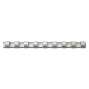 Fellowes 100-pack Apex Plastic Comb White 12mm 6201001