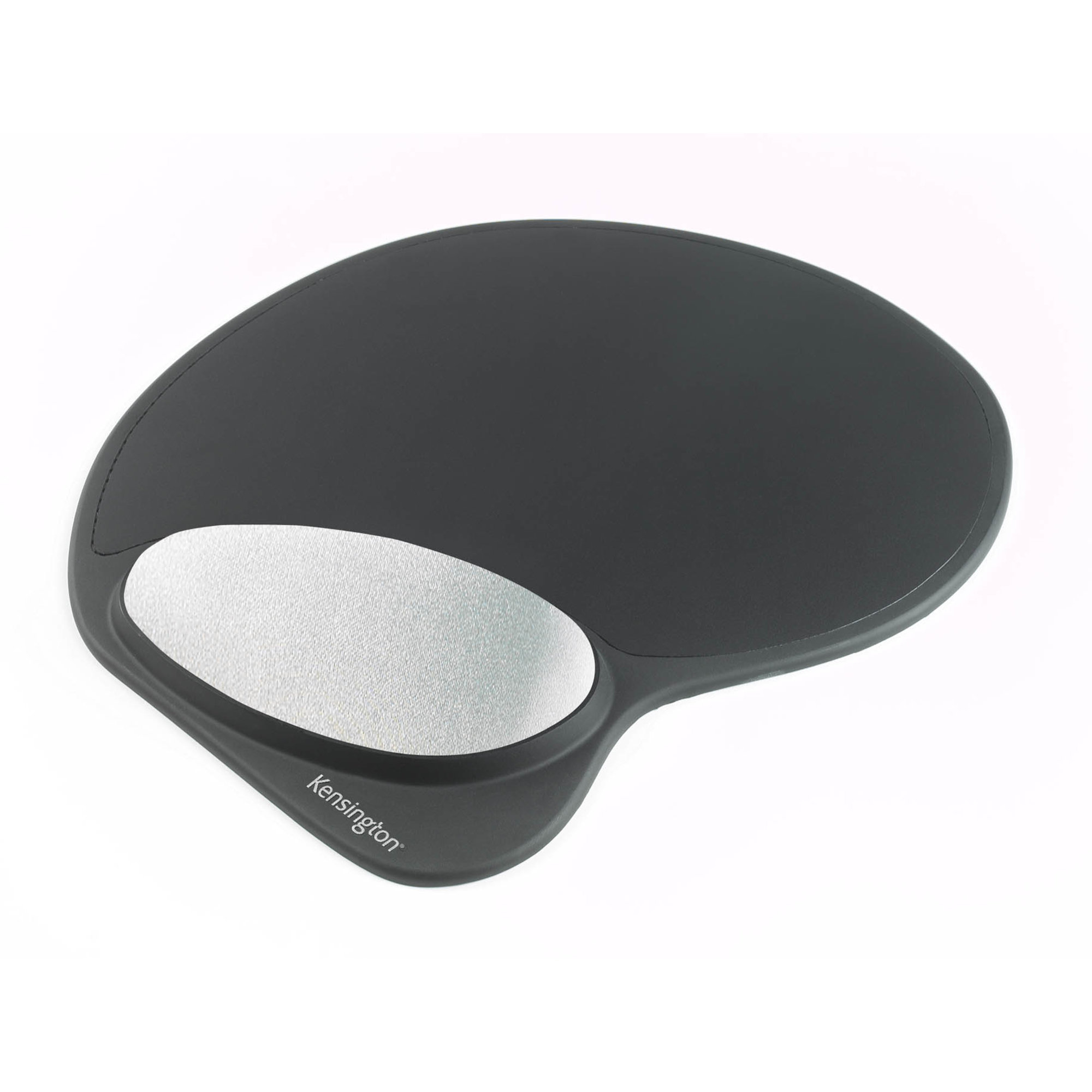 Kensington Memory Gel Mouse Pad with Integral Wrist Rest Black