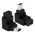 Delock Mini Type-B Male to Female 90 Degree Adapter 65096