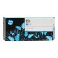 HP 738 DesignJet Cyan Ink Cartridge Original 676M6A Single-pack