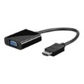 Goobay HDMI Male to VGA Female Adapter Nickel-Plated Black 68793