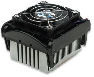 Manhattan 701785 Pentium 4 70mm CPU Cooler Black and Silver