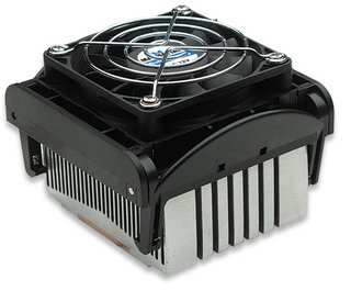 Manhattan 701785 Pentium 4 70mm CPU Cooler Black and Silver - Image 2