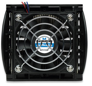 Manhattan 701785 Pentium 4 70mm CPU Cooler Black and Silver - Image 3