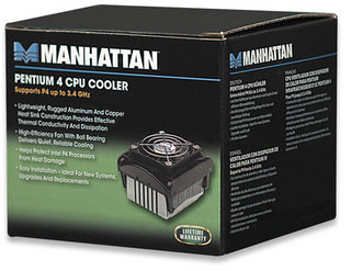 Manhattan 701785 Pentium 4 70mm CPU Cooler Black and Silver - Image 4