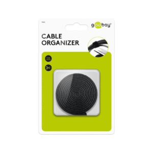 Goobay Cable Management Set with Hook-and-Loop Fastener 1m Roll 70360
