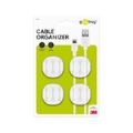 Goobay Cable Management 3-slots 4-piece Set White 70373