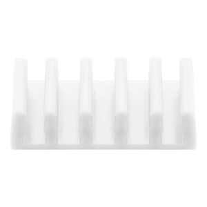 Goobay 70431 5-slot Cable Management Set White 2-pack
