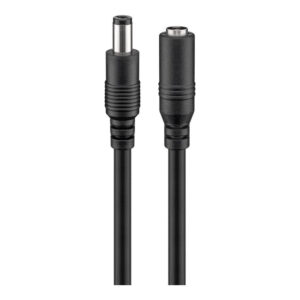 Goobay DC Extension Cable 5.5 x 2.5mm Black 71401