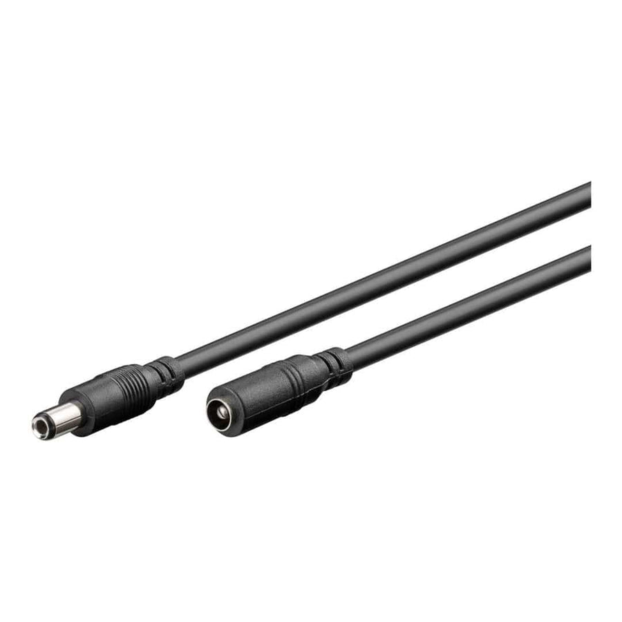 Goobay 5.5×2.5mm DC Extension Cable Black 71402