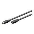 Goobay 5.5x2.5mm DC Extension Cable Black 71402