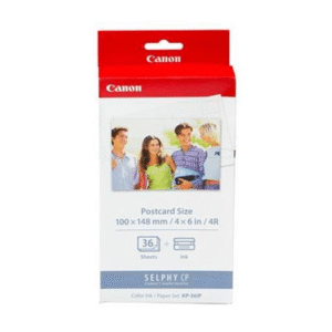 Canon KP-36IP Tri-Color Inkjet Printer Cartridge and Paper Original 7737A001 Single-pack
