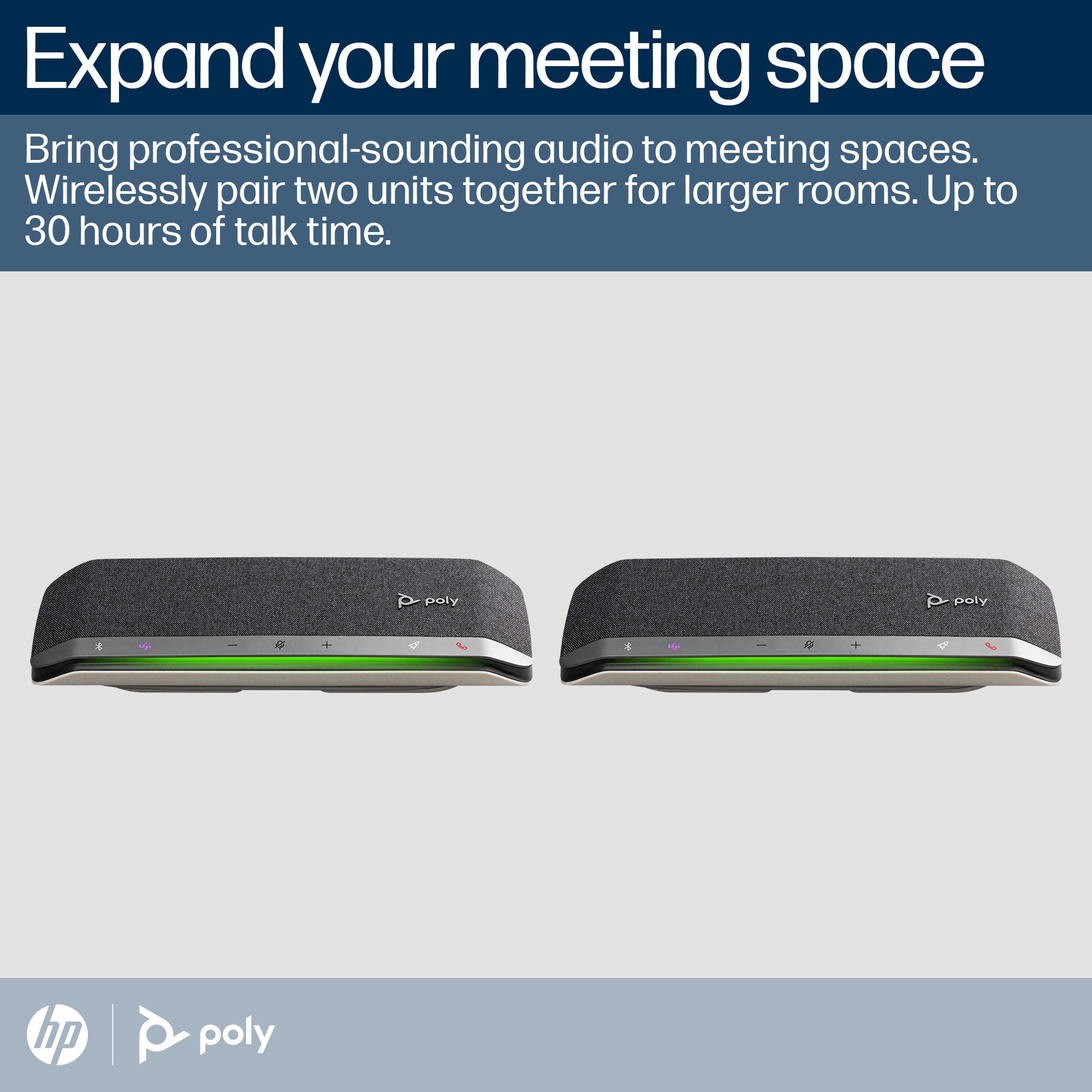 Poly Sync 40 Microsoft Teams Certified Speakerphone 77P35AA - Image 3