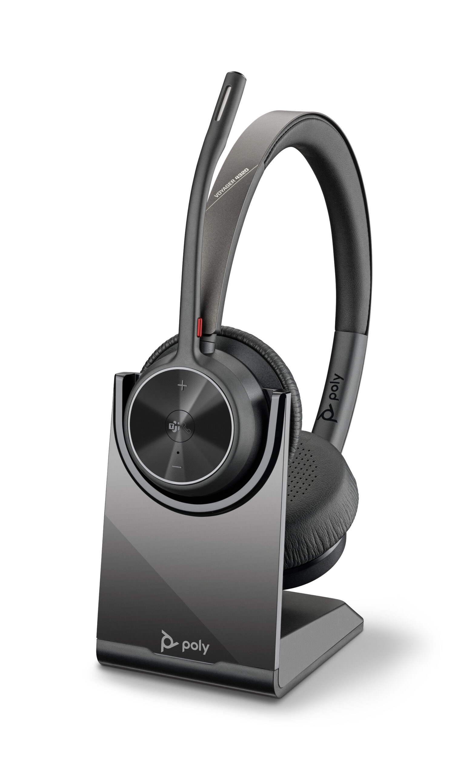 Poly Voyager 4320-M Microsoft Teams Certified Headset with Charge Stand 77Z00AA