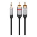 Goobay 1.5m 3.5mm Jack to RCA Audio Adapter Cable 78579