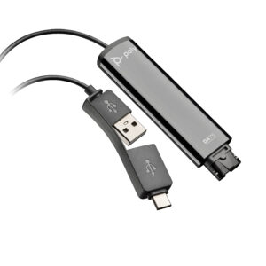 Poly DA75 USB to QD Black Adapter TAA 786C6AA