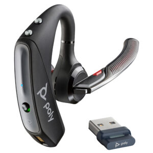 Poly Voyager 5200 UC Wireless Headset with USB-A to Micro Cable and BT600 Dongle 7K2E1AA