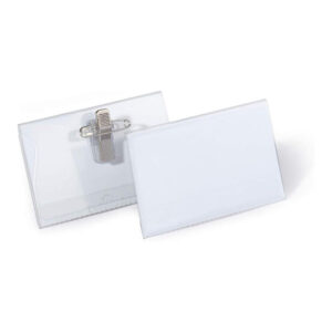 Durable Name Badge with Combo Clip 50-pack 810119