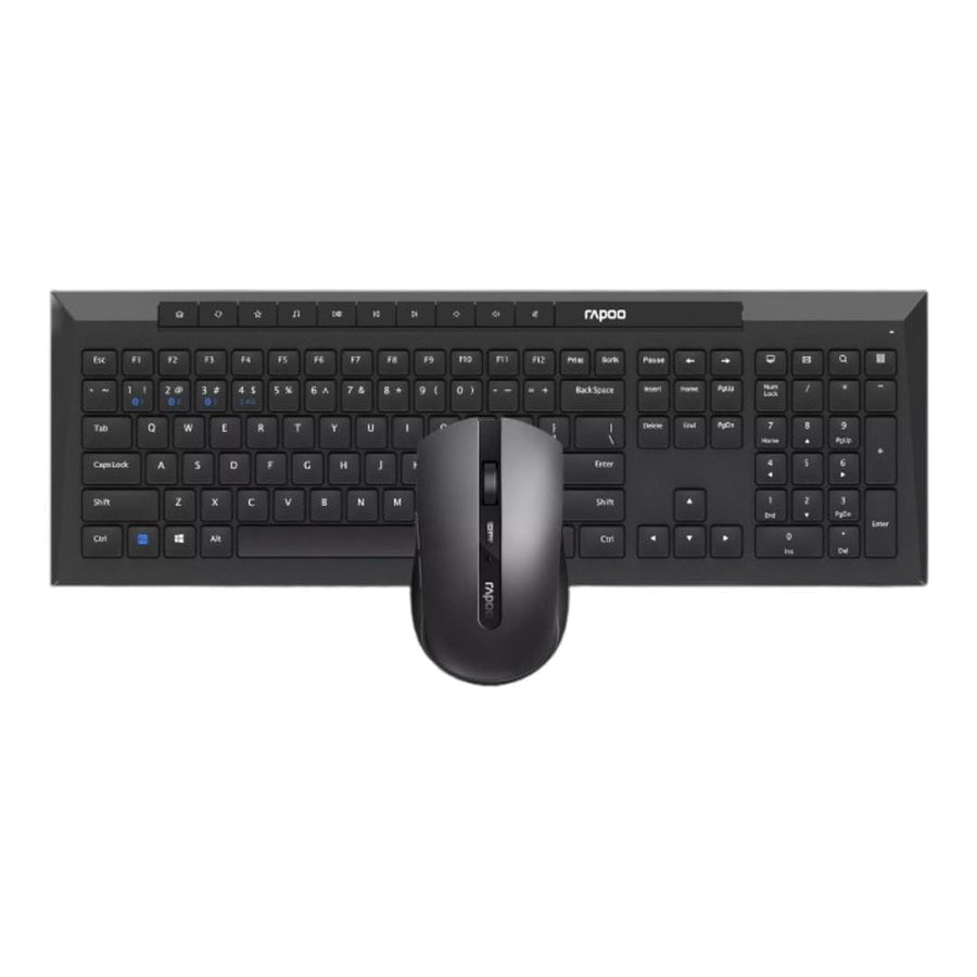 Rapoo 8210M Multi-Mode Wireless Keyboard and Mouse Combo Black