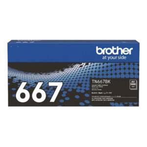 Brother TN-667BK Black Toner Cartridge 10,000 pages Original 84GTA40K141 Single-pack