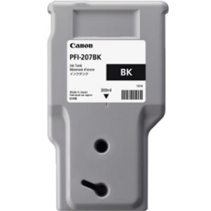 Canon PFI-207BK Black Printer Ink Tank Cartridge Original 8789B001 Single-pack