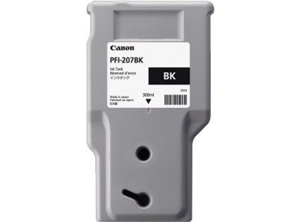Canon PFI-207BK Black Printer Ink Tank Cartridge Original 8789B001 Single-pack