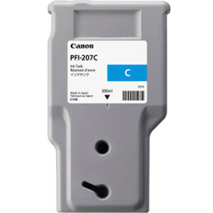 Canon PFI-207 Cyan Printer Ink Cartridge Original 8790B001 Single-pack
