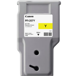 Canon PFI-207Y Yellow Printer Ink Cartridge Original 8792B001 Single-pack