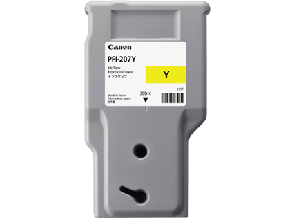 Canon PFI-207Y Yellow Printer Ink Cartridge Original 8792B001 Single-pack