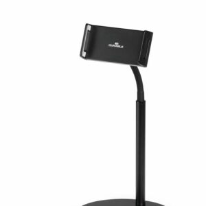 Durable TWIST 360 Gooseneck Tablet and Phone Holder Desk Stand Black 894101