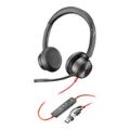 Poly Blackwire 8225 Wired Stereo Headset Black 8X223AA