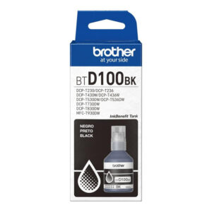 Brother BTD100BK Black Ink Bottle Original 8ZCCE100140 Single-pack