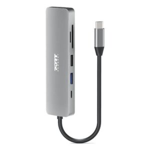 Port Designs 100W 4K USB-C 5 Devices Mobile Docking Station Silver 900162