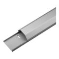 Goobay 1.1m Half-Round Aluminium 50mm Cable Duct Silver 90668