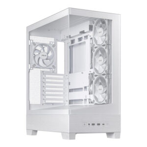 ASUS A31 Plus TG ARGB White Midi Tower PC Case 90DC00R3-B19000