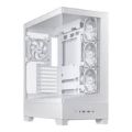 ASUS A31 Plus TG ARGB White Midi Tower PC Case 90DC00R3-B19000