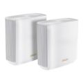 ASUS ZenWiFi XT9 AiMesh AX7800 Access Point - Tri-band 2.4GHz 5GHz and 5GHz Wi-Fi 6 2-pack White 90IG0740-MO3B40