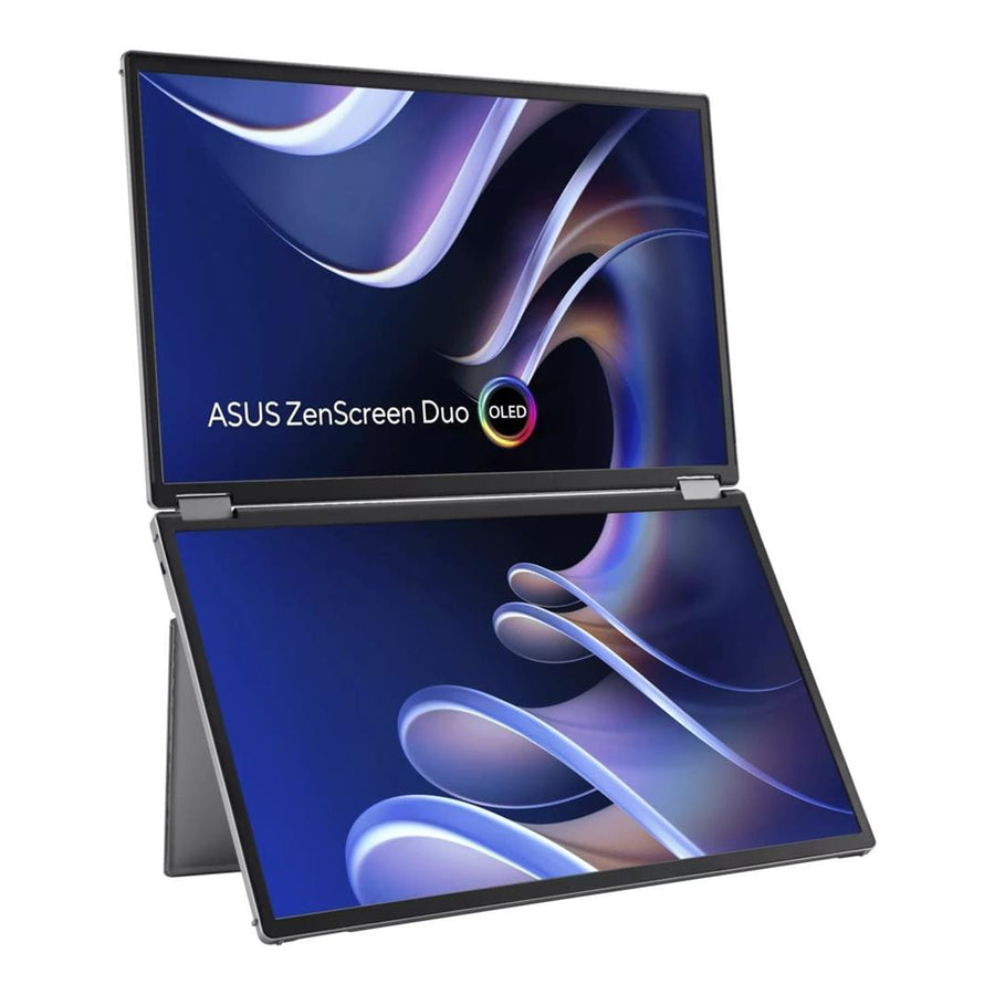 ASUS ZenScreen Duo MQ149CD 14-inch 1920 x 1200p WUXGA 16:10 60Hz 1ms OLED Foldable Portable Monitor 90LM0AKV-B01N70