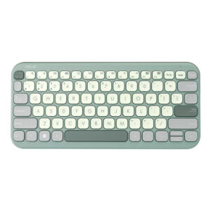 ASUS Marshmallow KW100 Wireless Bluetooth Keyboard Green Tea Latte 90XB0880-BKB140