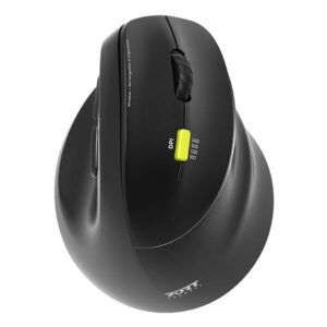 Port Designs Ergo Right-hand 2.4 GHz Bluetooth Rechargeable Mouse 910007