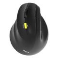Port Designs Ergo Left-hand 2.4 GHz Bluetooth Rechargeable Mouse Black 910008