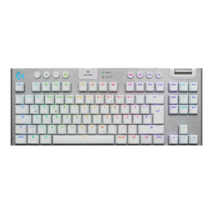 Logitech G G915 X Lightspeed USB Wireless Bluetooth Gaming Keyboard – White 920-012737