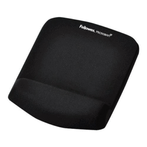 Fellowes PlushTouch Mousepad Wrist Support Black 9252003