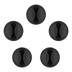 Goobay Cable Management 1-slot 5-piece Set Black 95040