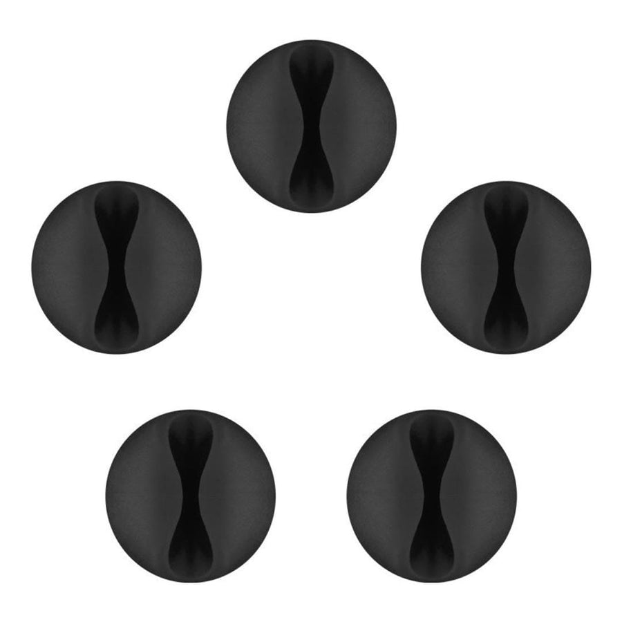 Goobay Cable Management 1-slot 5-piece Set Black 95040
