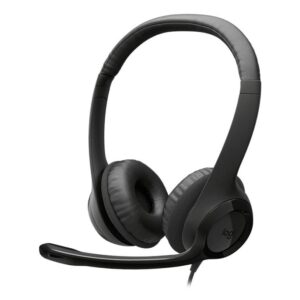 Logitech H390 USB-C Headset with Noise-Cancelling Mic Black 981-001576